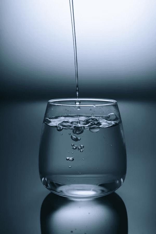 Glass of water